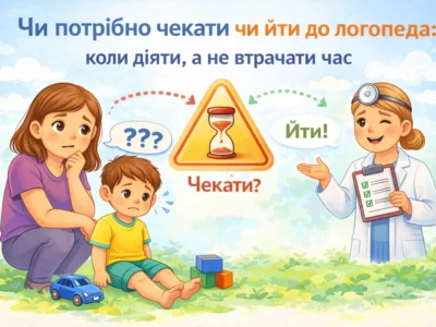 Чи потрібно чекати чи йти до логопеда