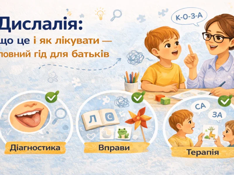 Дислалія: що це і як лікувати