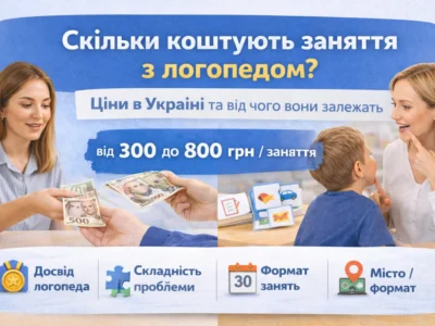 Скільки коштують заняття з логопедом