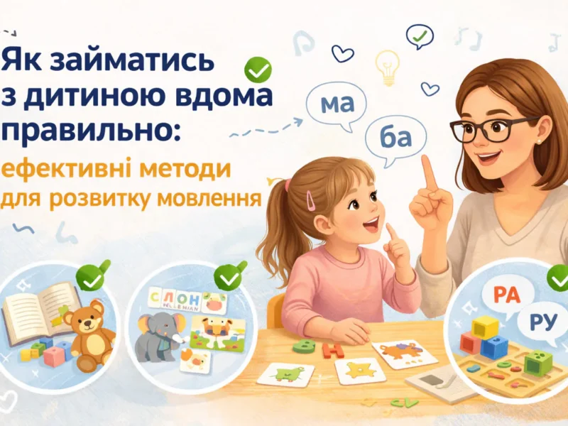 Як займатись з дитиною вдома правильно